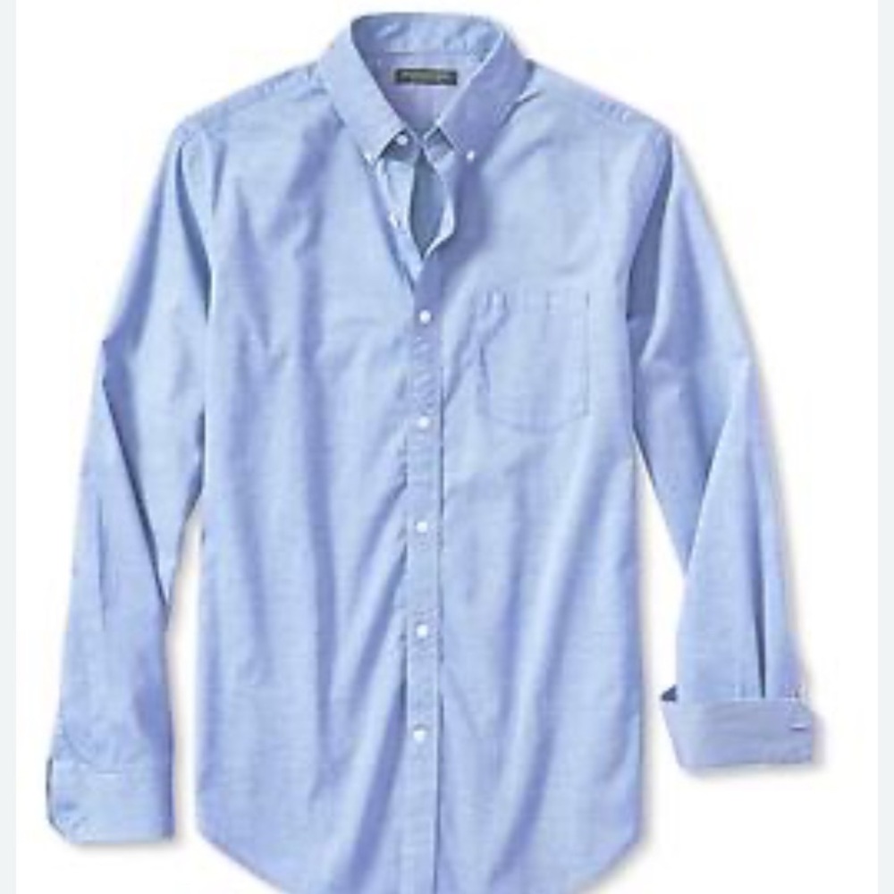 Banana republic blue tailored slim fit button up men’s XXL